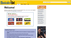 Desktop Screenshot of musicals.net